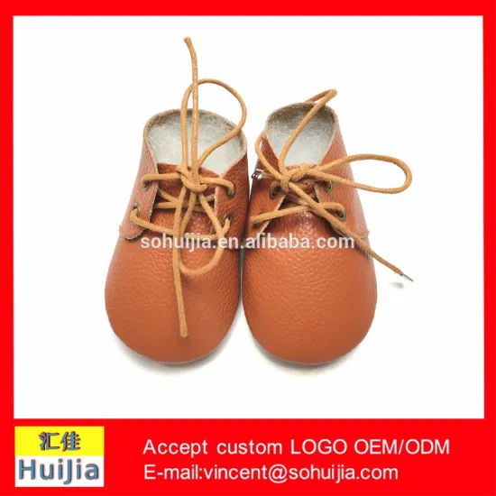 Top fashion lace girls soft sole leather buster brown baby walking shoes baby oxford shoes