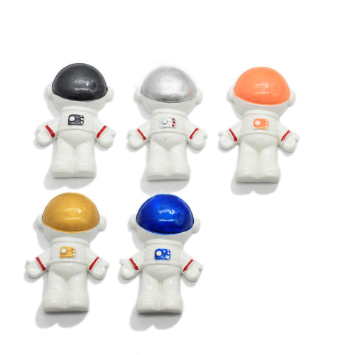 New Flatback Resin Space Astronauts Figurine for Jewelry Earring Pendants Ornament Handmade Charms DIY Head Accessory Craft