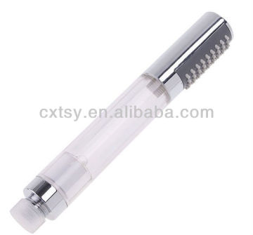 Temperature control LED shower hand with light electric faucet