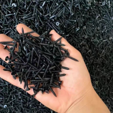 Black phosphated coarse thread self tapping drywall screws for gypsum board