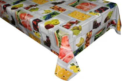 Pvc Printed fitted table covers West Elm
