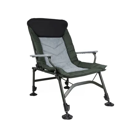 Portable Roughened Outdoor Winter Fishing Chair - Pale Gray Green Carp Fishing Tackle