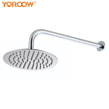 Bathroom 304 Stainless Steel Brushed Nickel Showerhead Combo with 10 Inch Arm
