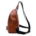 Evergreen Leather OEM personalizado de alta qualidade mochila