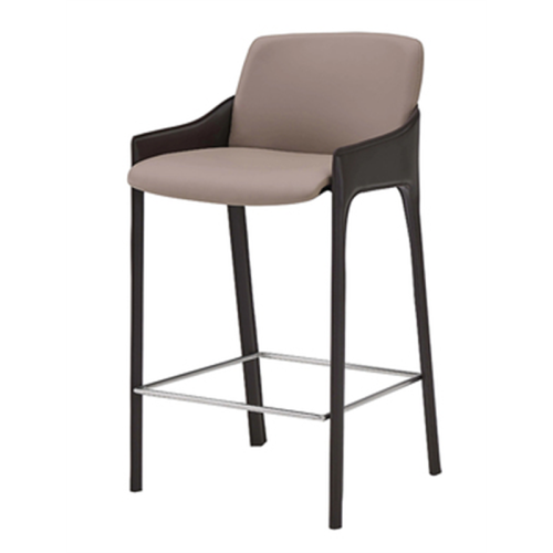 Bar Chairs Armrest Modern Counter Bar Chairs With Metal Legs Supplier