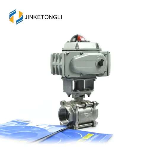 JKTLEB131 cast steel automated dn32 ball valve