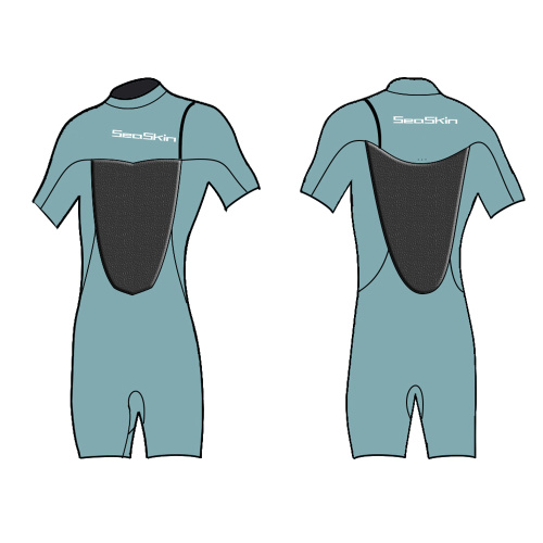 Seaskin 2mm Zipperless Shorty Wetsuit For Men