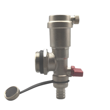DN25 Nickel Plated Manifold Fill and Drain Valves with Automatic Air Vent
