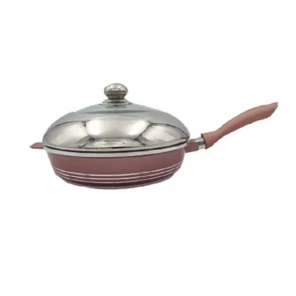 Stainless Steel Aluminum Frying Pan