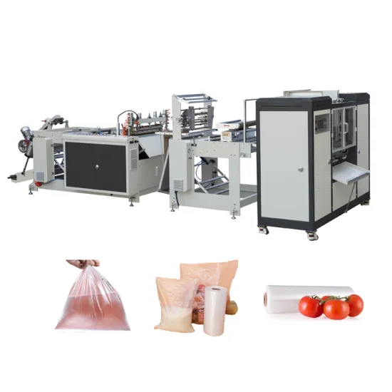 High-Speed Factory Price Machine for Fruit Bag On Roll, Supermarket Rolling Bag Making & Clear Bag Cutting