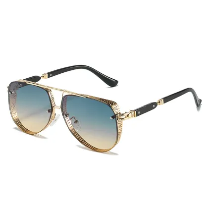 KENBO Eyewear: Pilot Fashion Style Sunglasses - Wholesales with Personality Texture Sun Glasses