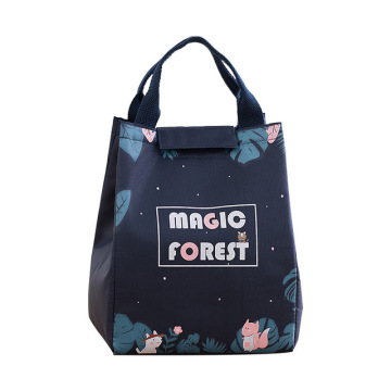 Portable Reusable Oxford Tote Thermal Insulation Bento Lunch Bags for Women Kids Students