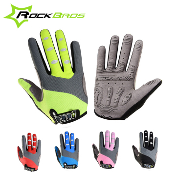 RockBros New Non-Slip Winter Bike Gloves Bicycle Cycling Gel Pad Full Finger Gloves Touch Screen For Smartphone