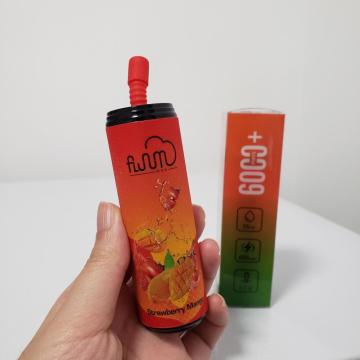 전자 담배 6K 퍼프 일회용 vape fluum bar