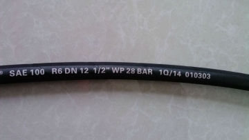 steel wire spiral hydraulic R6 hose 1/2\" for oil hose