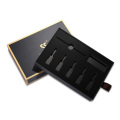 cosmetic black kraft paper sliding drawer box packaging