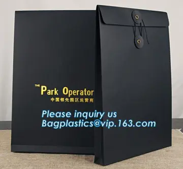 Envelope Printing / Kraft Envelope / Paper Envelope, Cotton rope envelope 4C printing kraft paper file bag for gift, aser cuttin