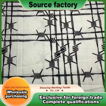 Unique Barbed Wire Cotton Poplin Textile