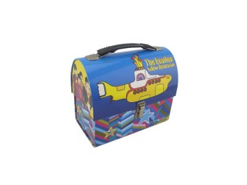 metal dome lunch box, domed tin canteen, dome tinplate bento