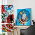 Shaped Crystal Diamond Painting Santa Claus Figure Painting