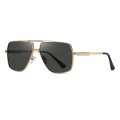 Metal Sunglasses For Woman Polygonal Fashion Men's Metal Sunglasses Factory