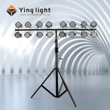 Adjustable Truss Lighting Stand for LED Par Lights - 3m/4.5m Single/L double Layer Wedding Stage Event Stand with Tripod