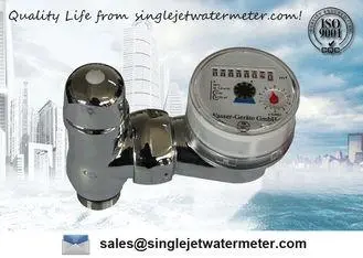 Anti-theft Smart Domestic Water Flow Meter , Water Velocity