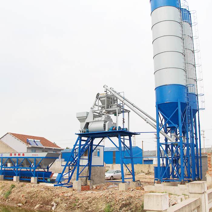 Advanced low operating cost 25m3/h concrete batching plant