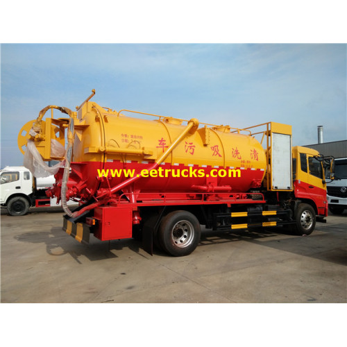 3000 gallons 4x2 Sewage Cleaning Suction Trucks