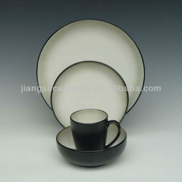 ceramic dinner set special decoration stoneware dinnerware
