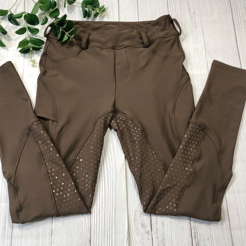Brown Lightweight Ladies Horse Riding Pants Breeches