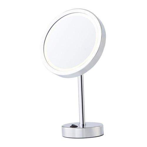 Round single side makeup mirror with lights
