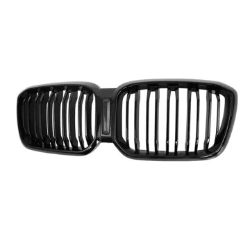 Gloss Black Double Line Front Sport Wide Kidney Grille for BMW X3/X4 G01/G02 (2022)