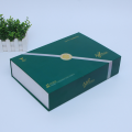 Green Satin Insert Magnetic Flip Box Gift