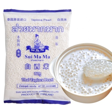 Thailand-Origin 0,5 kg weiße Sago-Samen für Bubble-Tee und Desserts