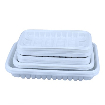 Пользовательская одноразовая упаковка RPP/PP Blister White Fresh Fresh Meatzen