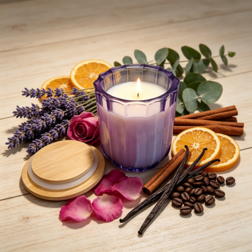 Handmade Soy Wax Candle With Natural Essential Oils Custom Logo Scented Candle