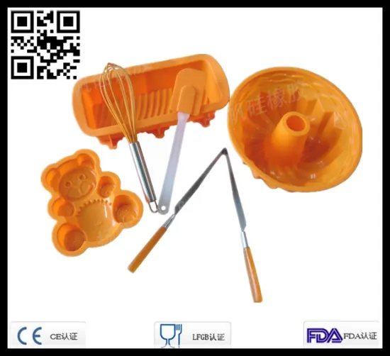 10-piece Silicone Bakeware And Cooking Set/ FDA SGS LFGB certificate