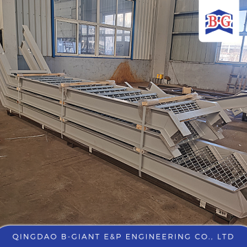 Durable Steel Staircase for Industrial Applications