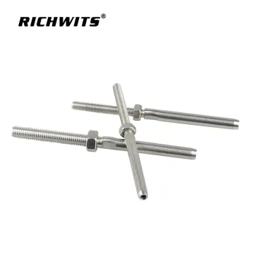 Rigging Rope fitting Cable Railing Swage Terminal SS316 Swage Stud Threaded Terminal
