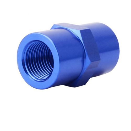 Anodized pipe adapter for aluminum NPT pipe fittings