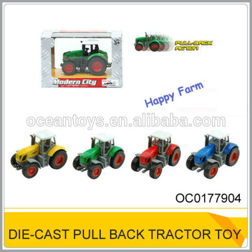 Child Popular Toy Die-cast Mini Pull Back Toy Tractor Car OC0177904