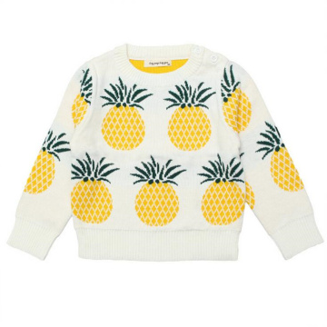 Baby Girls Sweater Autumn Winter Children's Pullover Pineapple Sweater Children Infant Girls Cute Lovely Sweater Shirt