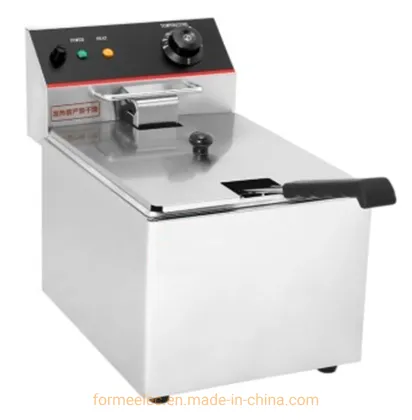 Counter Top Electric Fryer 1-Tank 1-Basket 2.8kw 8L Electric Fryer