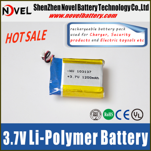 Small Lithium Polymer Battery 1200mAh 103137