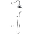 Antique Brass Rainfall Shower Set Faucet