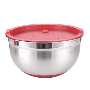 Space-Saving Versatile Stainless Steel Soup Bowl & Fruit and Vegetable Basin