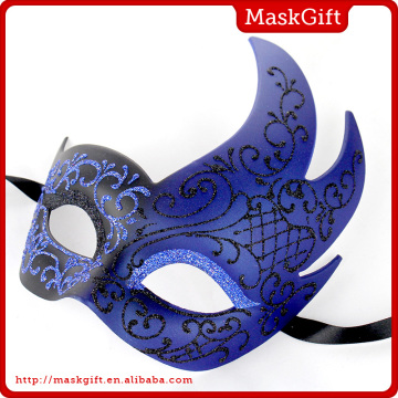 Hot selling plastic party eye mask/fashion birthday party mask BA002-BLBK