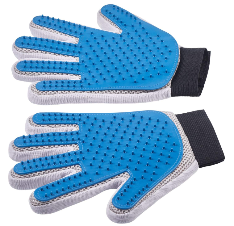 Enhanced Five Finger Pet Grooming Glove