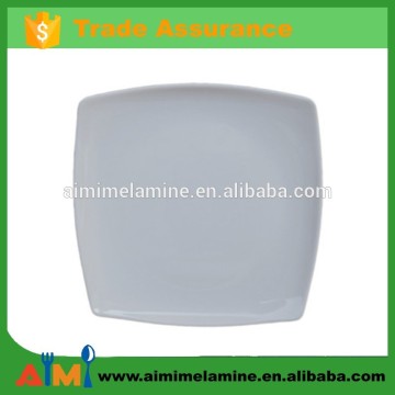 White Melamine Square fruit Plate